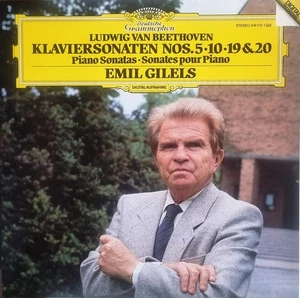 Emil Gilels: Beethoven- Piano Sonatas 5, 10, 19, 20/ DGG Digital 419172-1 - Picture 1 of 3