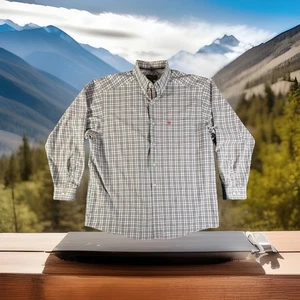 Camisa para hombre Ariat Pro Series talla XL manga larga camisa con botones vaquero occidental - Imagen 1 de 12