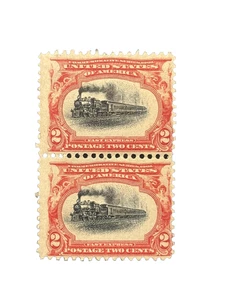 2 US STAMPS #295 MINT NH OG 1901 PLEASE SEE IMAGES! READ DESCRIPTION! - Picture 1 of 4