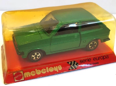 MEBETOYS VINTAGE 1:43  AUTO DIE CAST FORD FIESTA VERDE SERIE EUROPA  ART A106 - Immagine 1 di 3