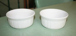 Ramekins de gres Corning Ware blanco francés 7 oz 200 ml - Juego de 2 - Imagen 1 de 4