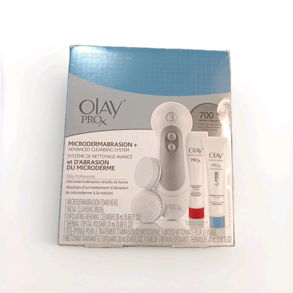 Microdermabrasión Olay PROx + Sistema de Limpieza Avanzado de 3 Velocidades SELLADO Foto 1 de 1