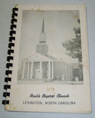 Reeds Baptist Church Lexington North Carolina Cookbook 1961 - Image 1 of 4