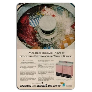 Vintage Frigidaire Ad: Effortless Laundry Delight - Picture 1 of 1