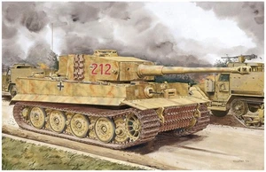 Dragon Models DR6947 Plastic War Vehicle Model, Tiger I Late Production W/Zimmer - Picture 1 of 4