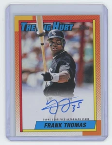 2025 Topps The Big Hurt Autographs Frank Thomas Auto 07/10 #HURTA-5 On Card - Picture 1 of 2