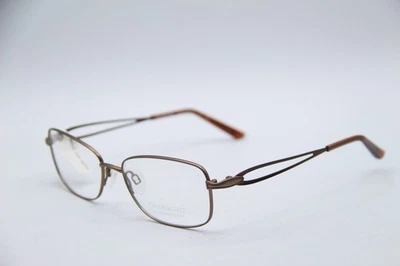 NEW CHARMANT TITANIUM PERFECTION CH29205 BROWN AUTHENTIC EYEGLASSES 54-16 - Imagem 1 de 4