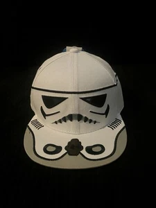Star Wars Storm Trooper White Adjustable Snapback Cap Hat One Size - Picture 1 of 3