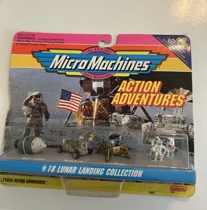 Vintage 1993 Micro Machines #18 Lunar Landing  Adventure 75030 NASA Sealed  - Picture 1 of 8