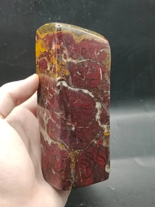 655g Rare Natural Stone Red Jasper Polished Freeform Crystal Mineral Specimen - Picture 1 of 16