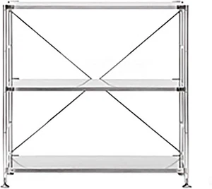 MUJI Edelstahl Regal Breit Set Verstellbar Lagerregalsystem Japan Original - Bild 1 von 2