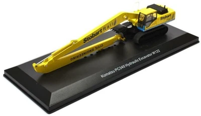 IXO,Excavator Komatsu PC340 W122 long arm company Stobart Rail, 1/76, ATL4664101 - Image 1 of 3