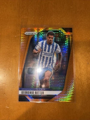 2024-25 Panini Prizm Premier League Orange Hyper Prizm - Georginio Rutter  #181 - Image 1 of 2