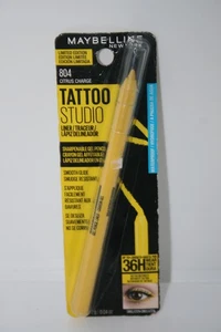 Maybelline Tattoo Studio Gel Pencil Eyeliner - Citrus Charge #804 - Picture 1 of 2