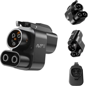 Adaptador de carga AFI nivel 3 NACS a CCS1 | Compatible con Ford, Rivian, GM + - Imagen 1 de 9
