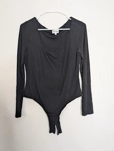 Body Superdown Al Negro Cuello Cuadrado Mangas Largas Talla XL Básico Informal - Imagen 1 de 5