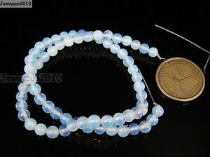 Natural White Opalite Gemstone Round Beads 15'' 2mm 4mm 6mm 8mm 10mm 12mm 14mm