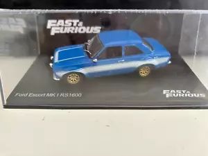 De Agostini 1/43 - Fast & Furious Ford Escort MK I RS 1600 - Foto 1 di 3