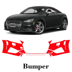 Front bumper PreCut PPF Paint Protection Film For Audi TT-S 2016-2018 - Picture 1 of 8