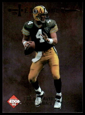 Collector's Edge Excalibur #5 1994 Brett Favre fútbol Green Bay Packers Foto 1 de 2