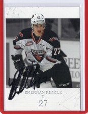2017/18 Vancouver Giants Autographs - BRENNAN RIDDLE