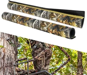 Tree Stand Rail Pads Neoprene Waterproof Treestand Rail Covers Camo Tree Stand - Picture 1 of 18