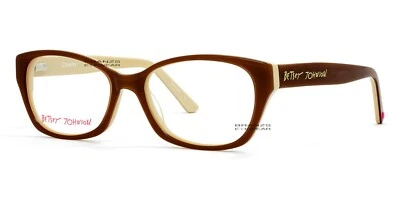 Betsey Johnson Cheeky眼镜女式Betsey Johnson眼镜框52-16-135 — 第 1/4 张图片