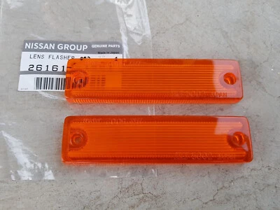 Nissan B110 B120 Sunny indicator lenses NEW Datsun 1200 26161-H1001 - Image 1 of 2
