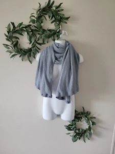 LULULEMON 🍉 Vinyasa Infinity Scarf Women's One Size Stretch Snap Blue Nylon - Picture 1 of 13