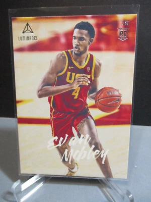 2021 Chronicles Luminance Draft Picks #77 Evan Mobley Cavaliers Base RC - Image 1 of 3