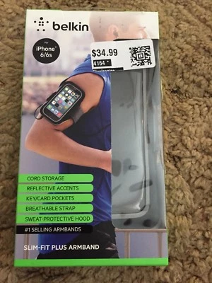 NIP Belkin Slim-Fit Plus Armband-Iphone 6/6s - Image 1 of 4