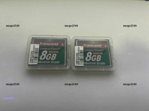 2PCS Transcend CompactFlash 8GB CF200I Industrial Grade CF Card - Picture 1 of 2