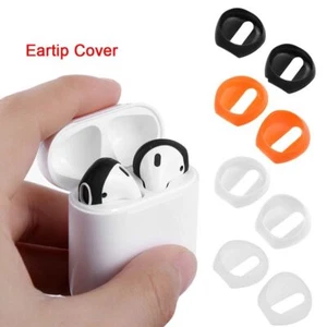 1pair Silicone Ear Caps Ear Pads Headset Eartip Earbuds for iPhone AirPods2 - Zdjęcie 1 z 11