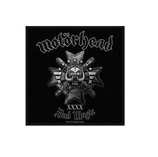 Motorhead Patch Bad Magic Band Logo Officially New Black Cotton Sew On 10cm x