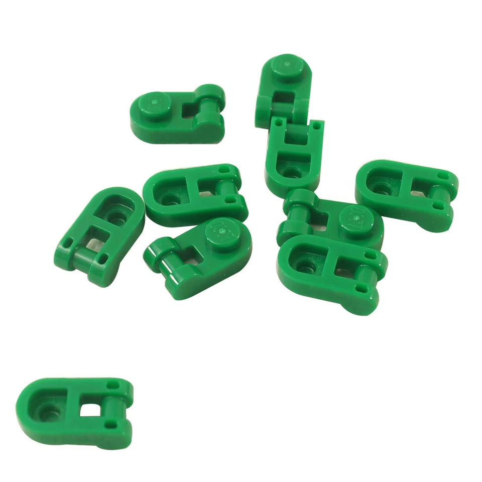 10 NEUE LEGO Plate, Round 1 x 1 with Bar Handle on Side - Closed Ends GrÃ¼n - Bild 1 von 1