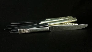 Oneida Community Coronation Grill Knives French Blade 8½" Silverplate 1936 - Picture 1 of 1