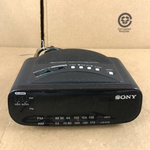 Sony Dream Machine AM FM Digital Clock Radio Model ICF-C212 Cover