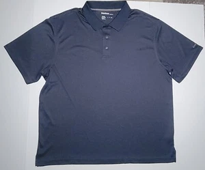 Polo de golf Reebok para hombre azul marino manga corta abotonada talla 2XL - Imagen 1 de 9
