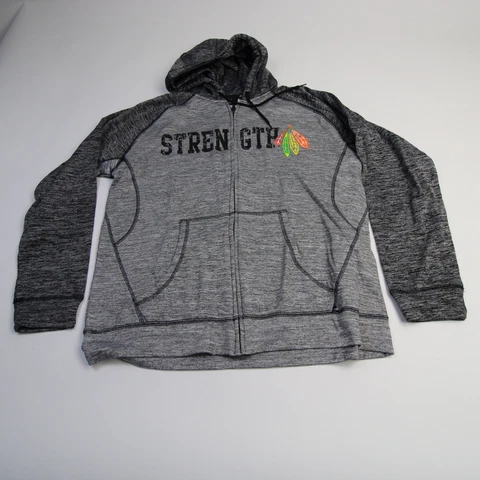 Chicago Blackhawks Burnside Jacket Men's Gray Used Cover