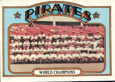 1972 Topps World Champions Pittsburg Pirates Pittsburgh Pirates #1 H60