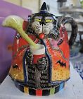 Fitz & Floyd Essentials Kitty Witches Holiday ~ Pitcher ~ In Original Box