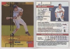 1999 Topps Finest Gold Refractor /100 Bret Boone #157