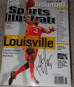 Louisville Cardinals Basketball Peyton Siva Signed Sports Illustrated 2012