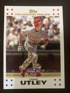 2007 Topps Opening Day Chase Utley Philadelphia Phillies Baseball Card