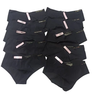 Victoria's Secret Seamless Panty No Show Panties LOT OF 10 Medium Black 170/72A - Picture 1 of 10