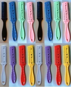 Easy Grip Hairdressing Razor Comb. Cut your own Hair Cutter Thinning Trimmer - Picture 1 of 9