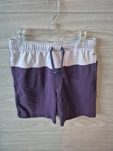 Tommy Bahama Shorts Boys Size L (10-12) Purple and Gray Drawstring Cotton Blend - Picture 1 of 5
