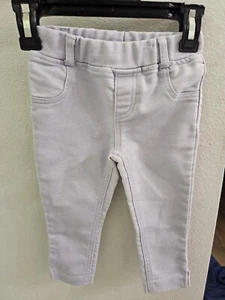 Toddler Girls 2T Lilac Colored Pull-On Elastic Waist Jeans By Garanimals-Cute! - Picture 1 of 7
