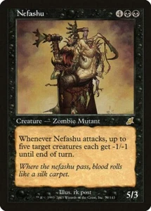 NEFASHU NM Scourge mtg Black - Zombie Rare - Foto 1 di 1