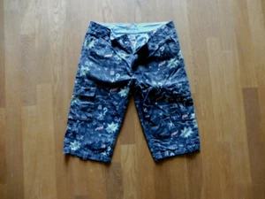 1/2 lange HOSE SHORTS Gr. 146 Grau mit Muster "KANZ", 100% BW, innen Zugband - Bild 1 von 4